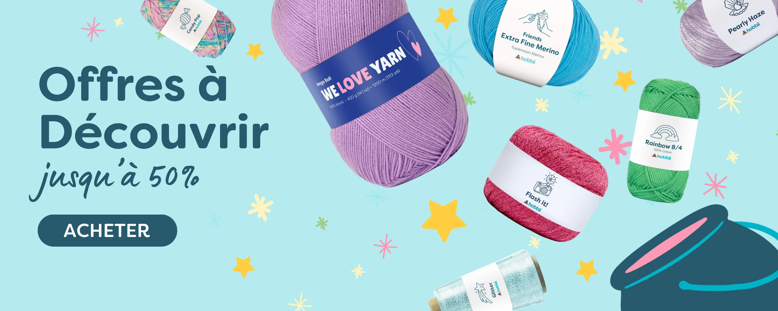L'univers du tricot à prix doux
